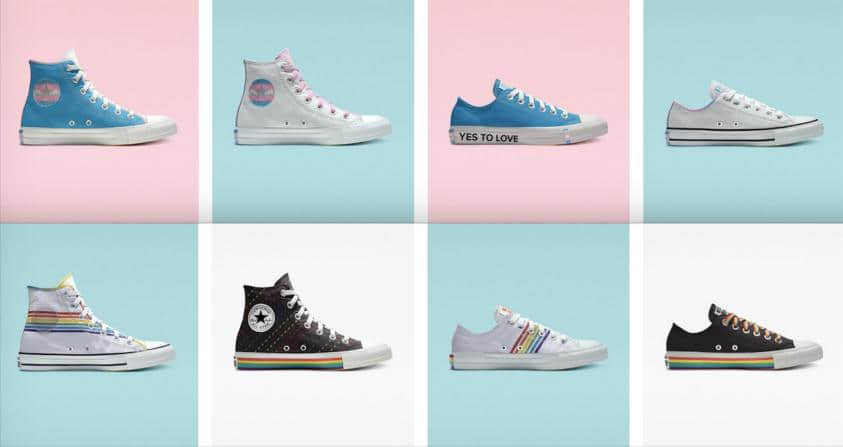 同志友善品牌CONVERSE推出2019彩虹鞋款 首次融入跨性别的设计超美!-NICEGAY