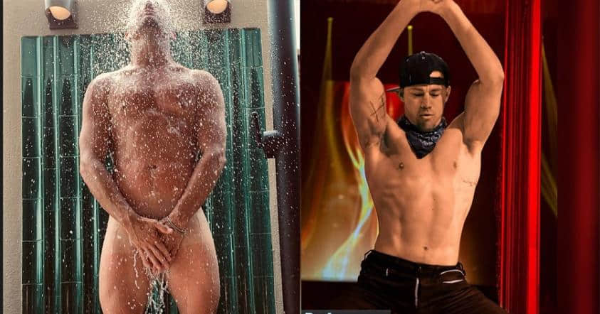查宁坦图赌输后被罚在IG贴全裸照 湿身肌肉和下身晒痕一览无遗-NICEGAY