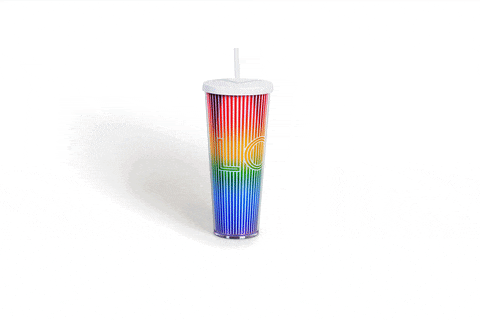 同志友善咖啡!星巴克为了骄傲月释出超炫目彩虹咖啡杯-NICEGAY