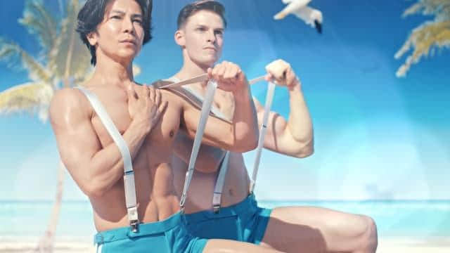 资生堂最新防晒乳广告充满汗水、肌肉与费洛蒙 别人防晒你好想抹起来!-NICEGAY