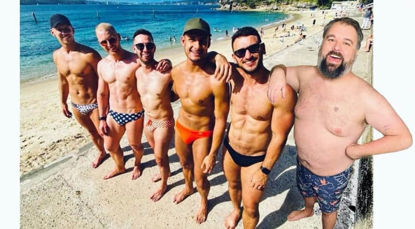 帅哥男同志IG合照中总是没有胖子？他修图乱入宣布：每个人都有自己的魅力！-NICEGAY