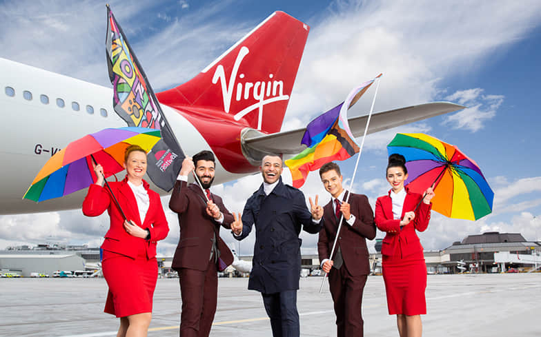 让彩虹旗飘扬在空中!维珍航空贊助曼彻斯特同志骄傲节支持LGBTQ-NICEGAY