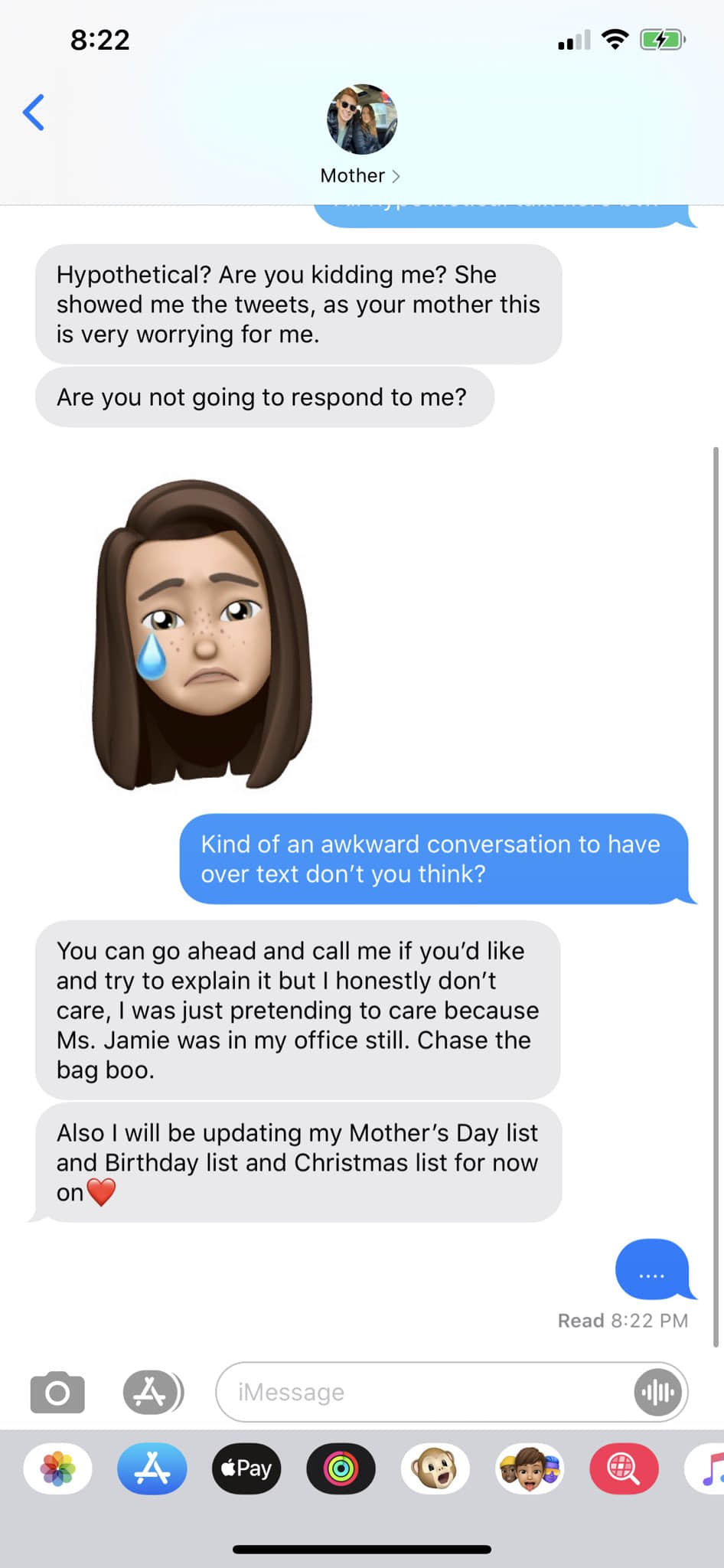 谁能比你更尴尬?当妈妈发现你的成人自拍平台帐号时...-NICEGAY