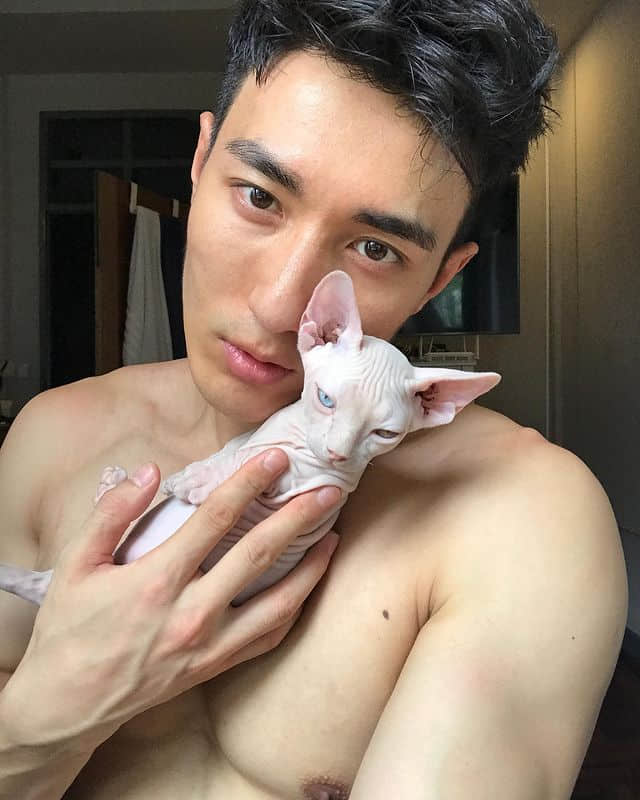 周一品肌肉|纯白曼谷内裤男模和皮皮宠物秀出好肌肉:赵中齐 Jasper -2 周一品肌肉|纯白曼谷内裤男模和皮皮宠物秀出好肌肉:赵中齐 Jasper-NICEGAY