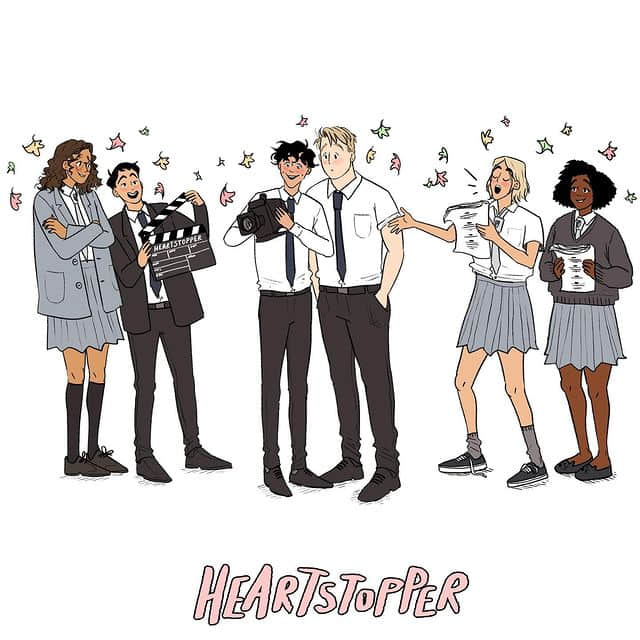 Netflix开拍网漫改真人影集《Heartstopper》大谈校园青春男男爱-NICEGAY