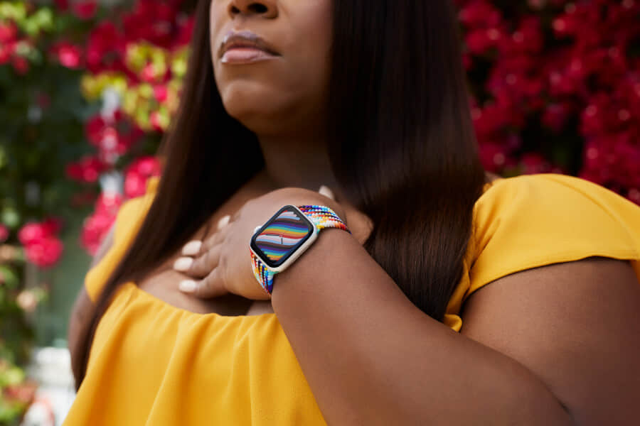 骄傲支持LGBTQ+社群!苹果推出两款绝美Apple Watch彩虹编织錶环-NICEGAY