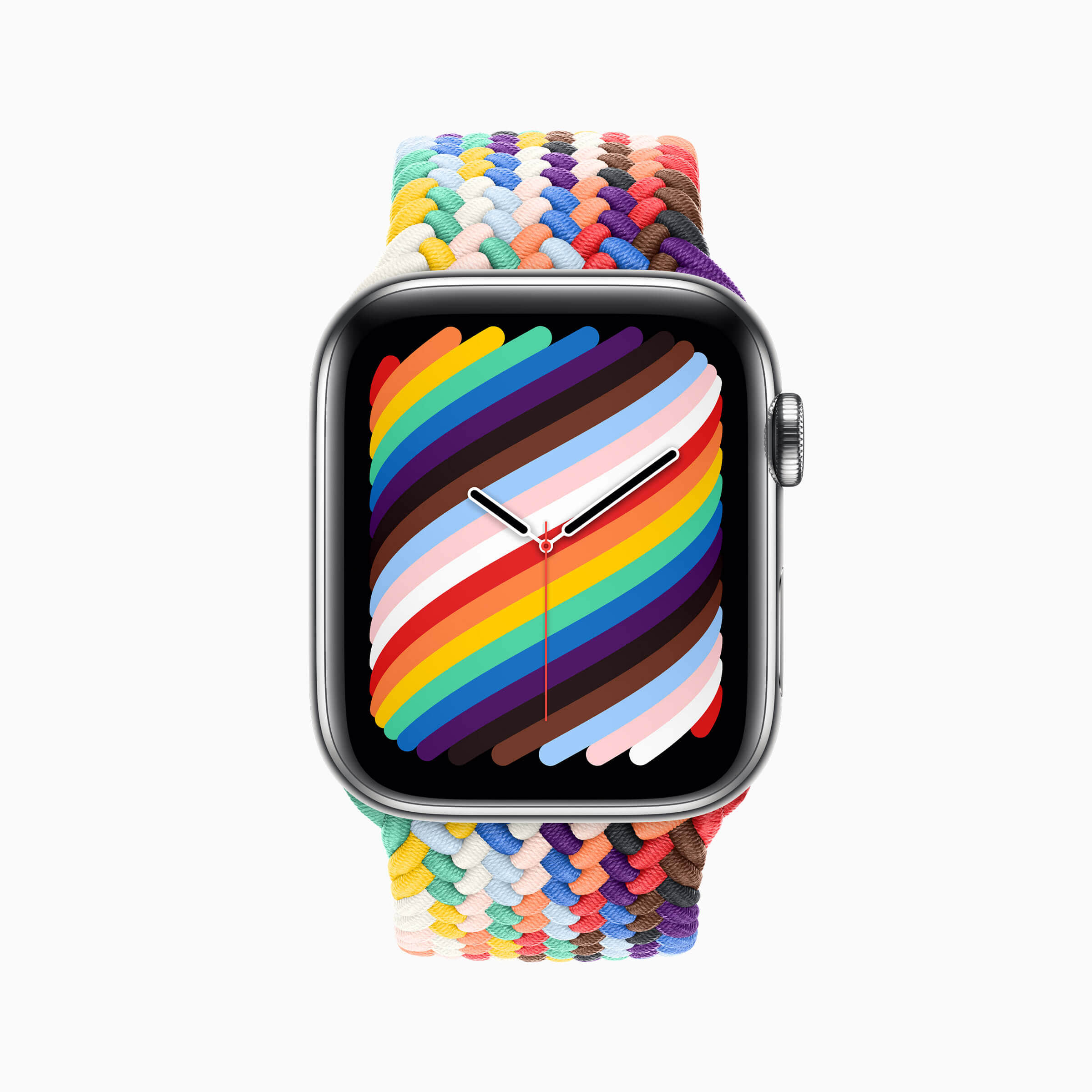 骄傲支持LGBTQ+社群!苹果推出两款绝美Apple Watch彩虹编织錶环-NICEGAY