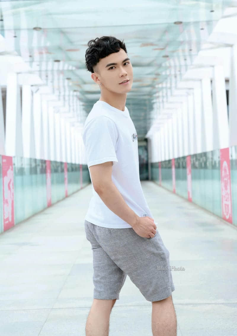 Bluephoto 藍攝 No.221 混血體育生 香濃汁液高射炮 Aaron-NICEGAY