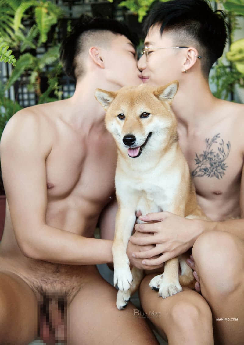 BLUEMEN 藍男色 NO.343 柴犬爸爸的嬉鬧遊戲 Eason&澤瑋-NICEGAY