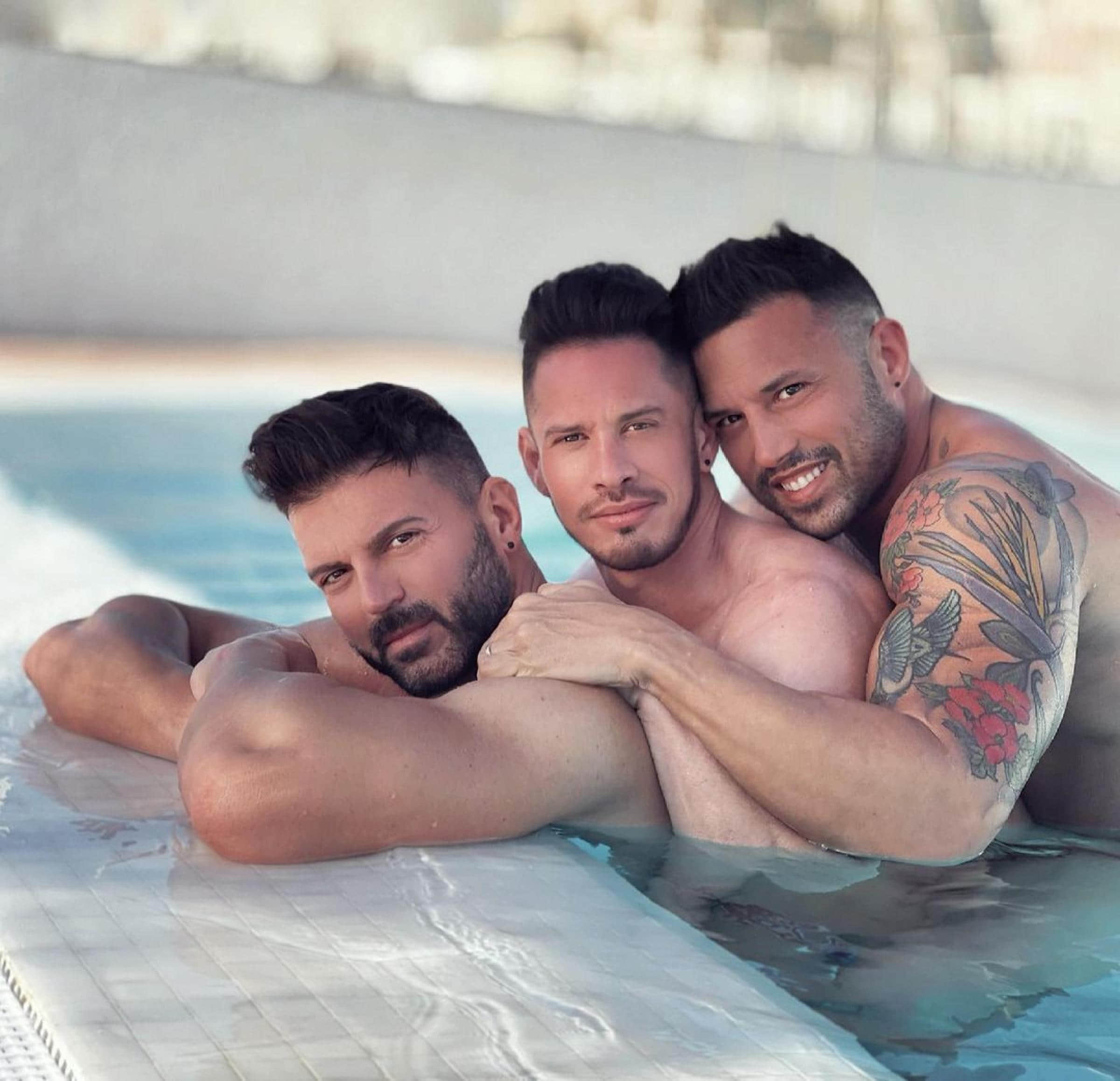 週一品肌肉|硬漢猛男天菜三人行!多愛一個人的幸福宣言:Francesco-NICEGAY