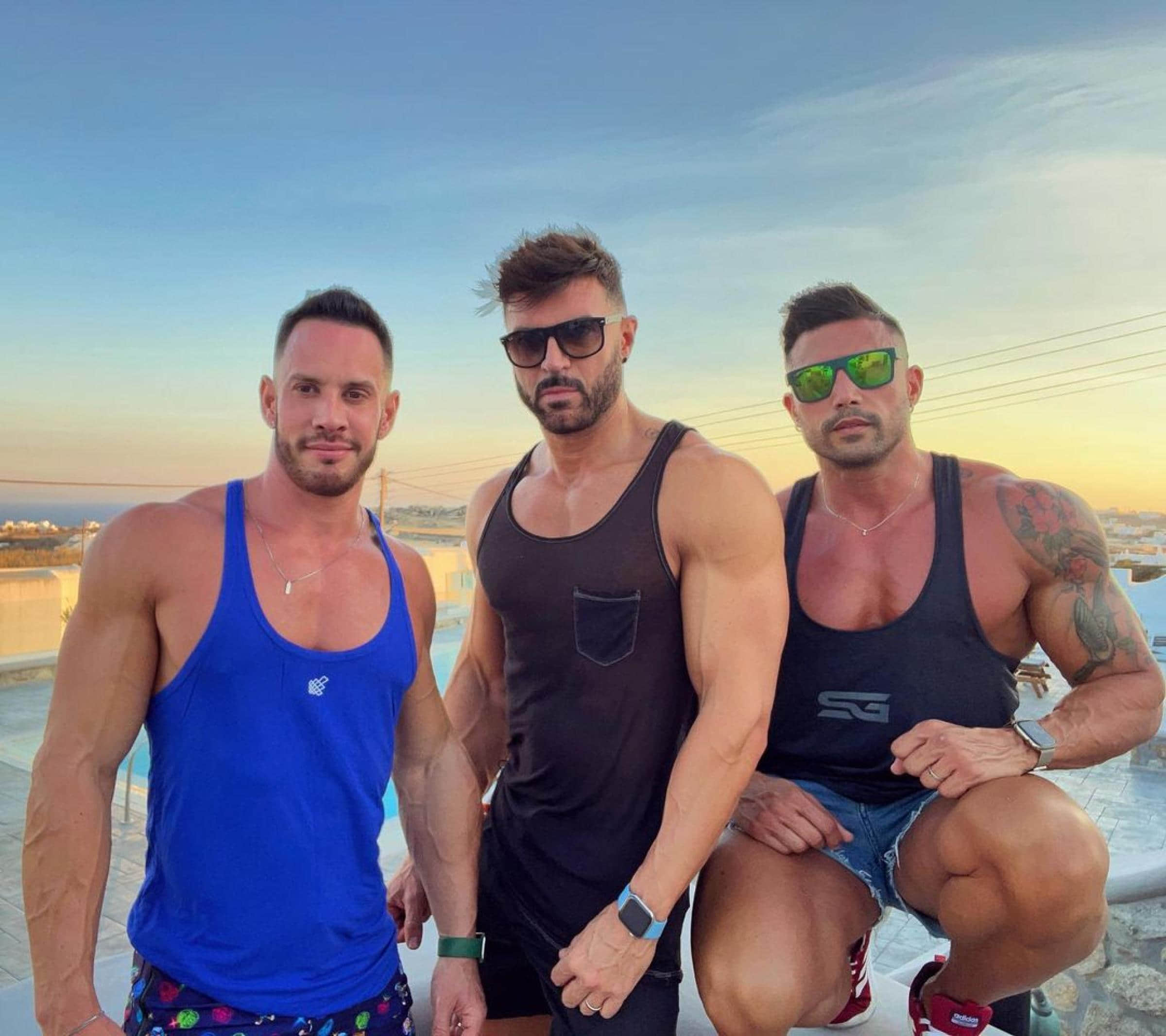 週一品肌肉|硬漢猛男天菜三人行!多愛一個人的幸福宣言:Francesco-NICEGAY