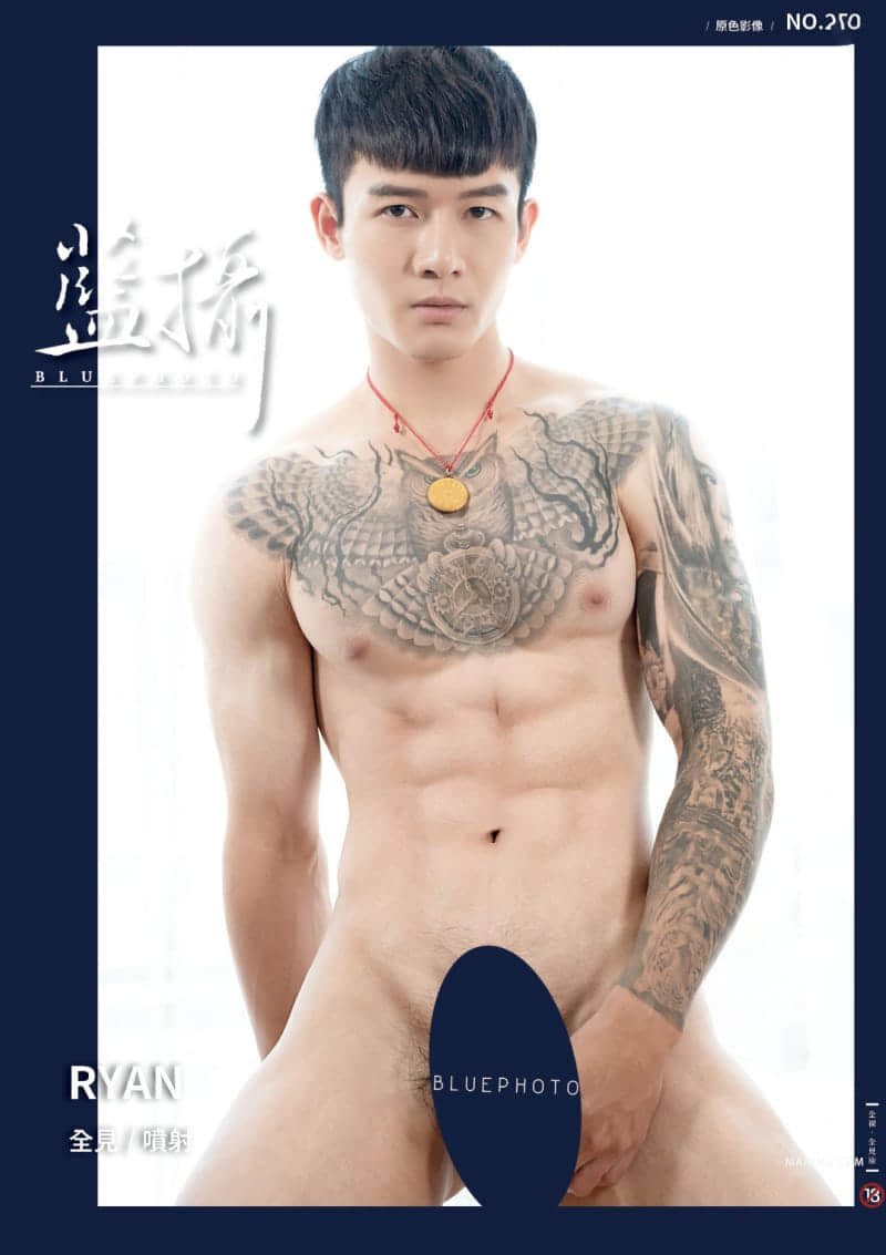 Bluephoto 藍攝 No.253 極品男神RYAN-赤裸降臨-NICEGAY