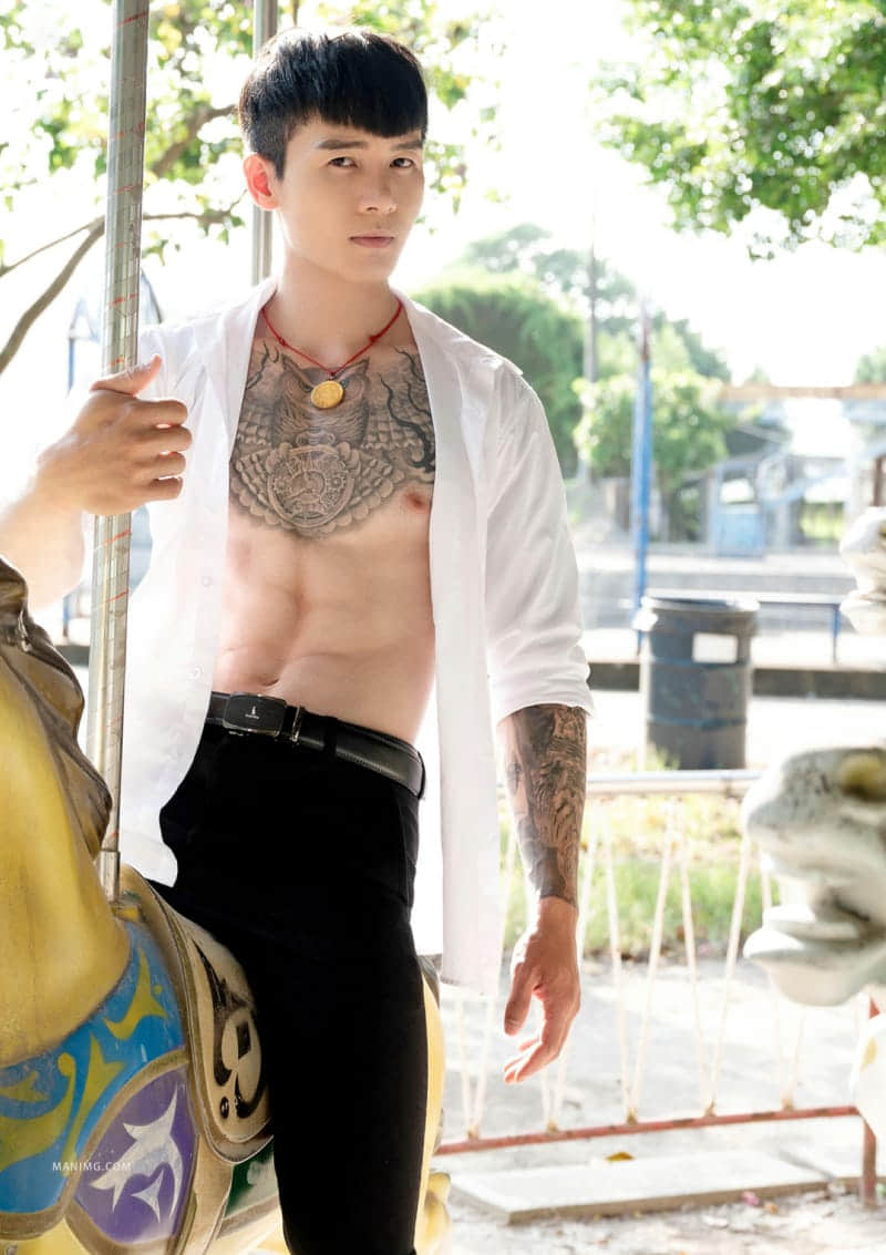 Bluephoto 藍攝 No.253 極品男神RYAN-赤裸降臨-NICEGAY