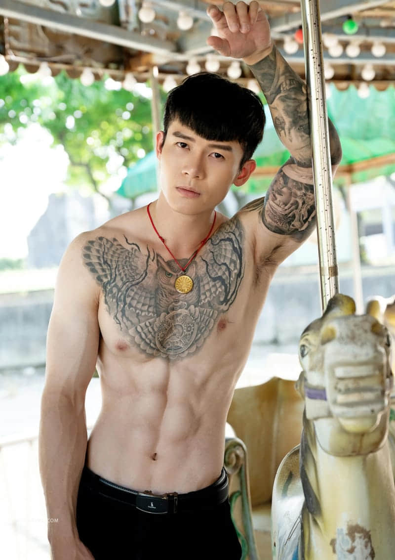 Bluephoto 藍攝 No.253 極品男神RYAN-赤裸降臨-NICEGAY