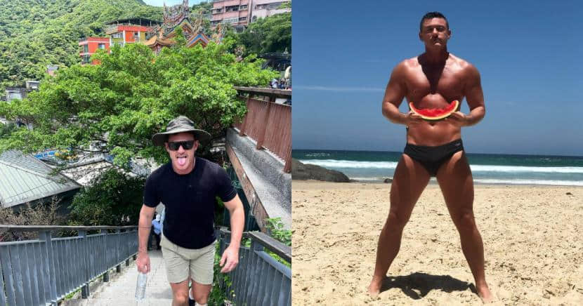 貼身繽紛泳褲才夠辣 最愛穿緊身三角的男神「路克伊凡斯」!-NICEGAY