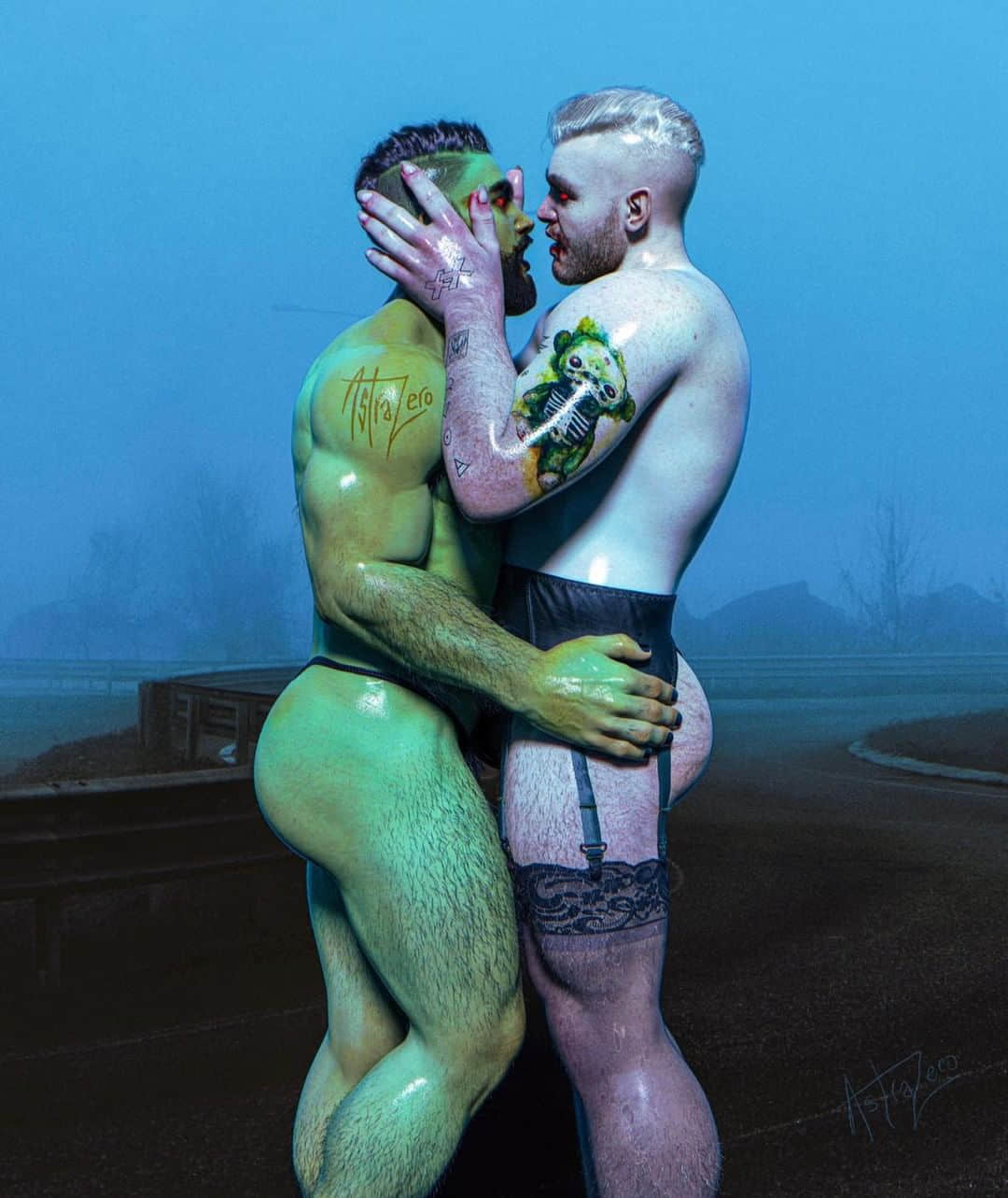 我把名畫變 gay 了! 同志藝術家翻玩經典畫作「偷嚐禁果」-NICEGAY