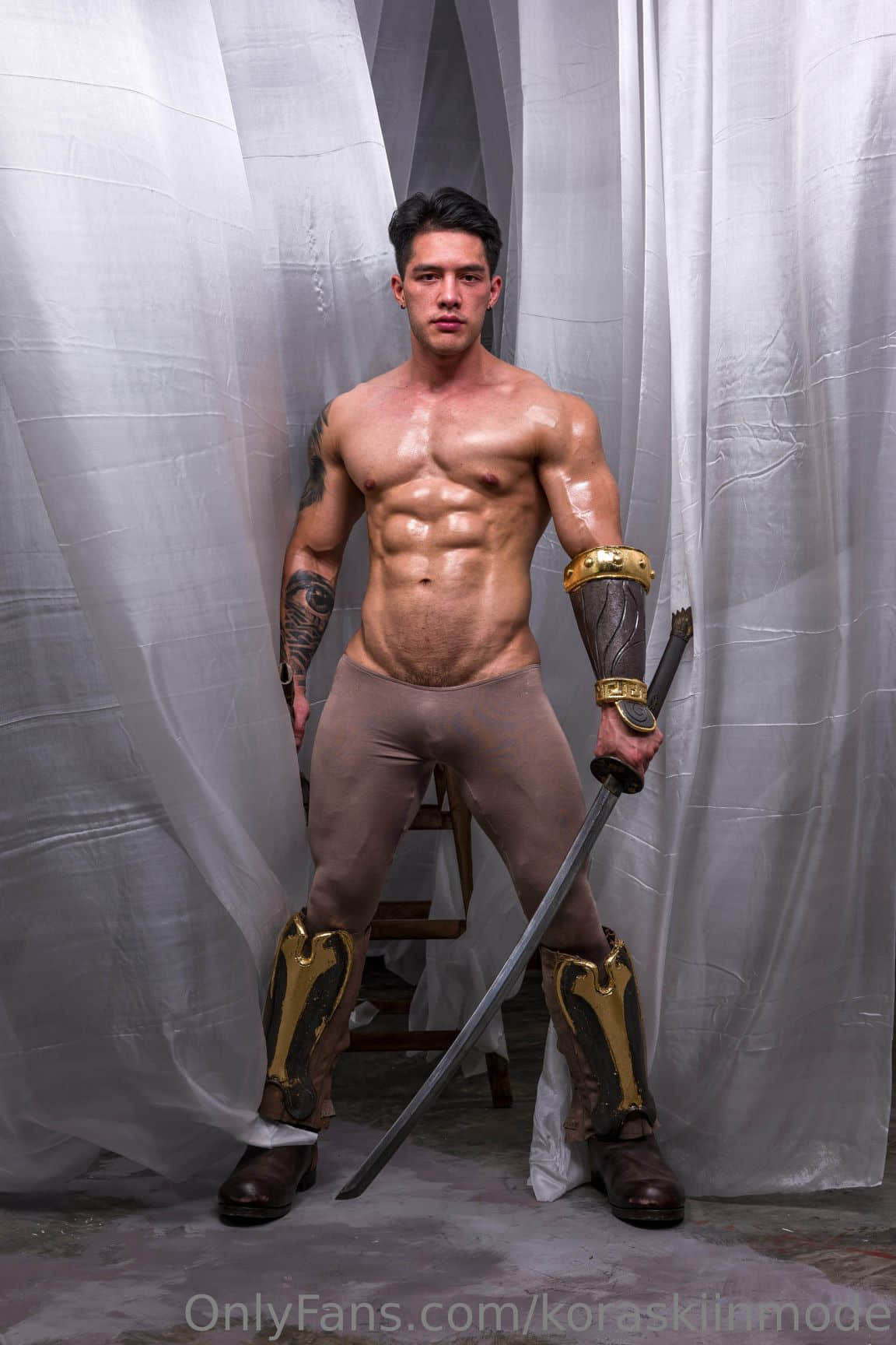 Kora SkiinMode collection P82 – The warrior Tantan Evan & Boizze-NICEGAY