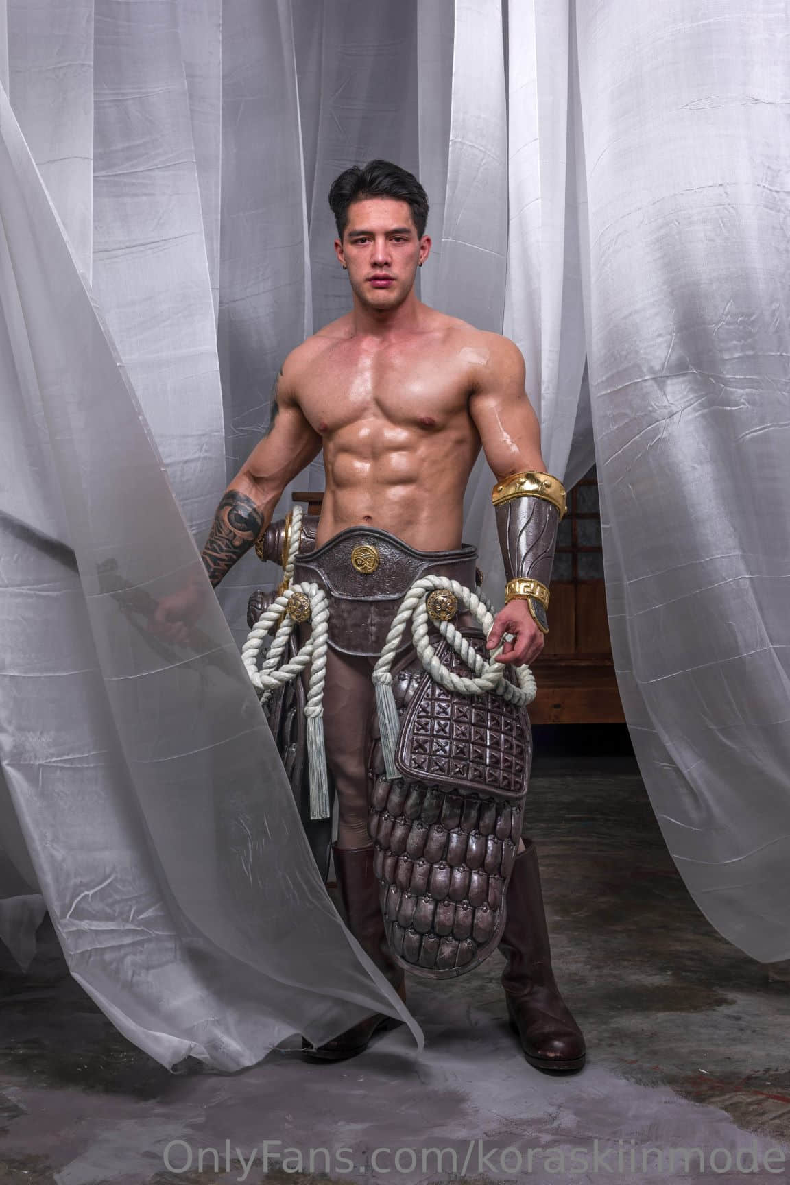 Kora SkiinMode collection P82 – The warrior Tantan Evan & Boizze-NICEGAY