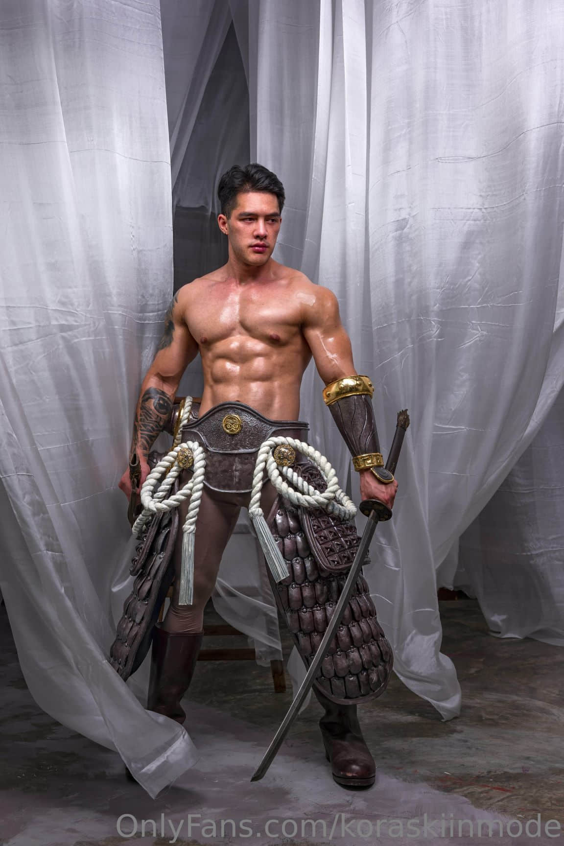 Kora SkiinMode collection P82 – The warrior Tantan Evan & Boizze-NICEGAY