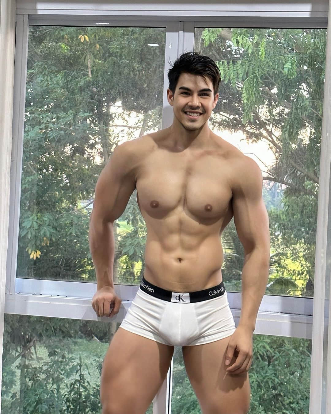 週一品肌肉|日式澡堂大方露! 筋肉理工男:Nawin Wannvong-NICEGAY