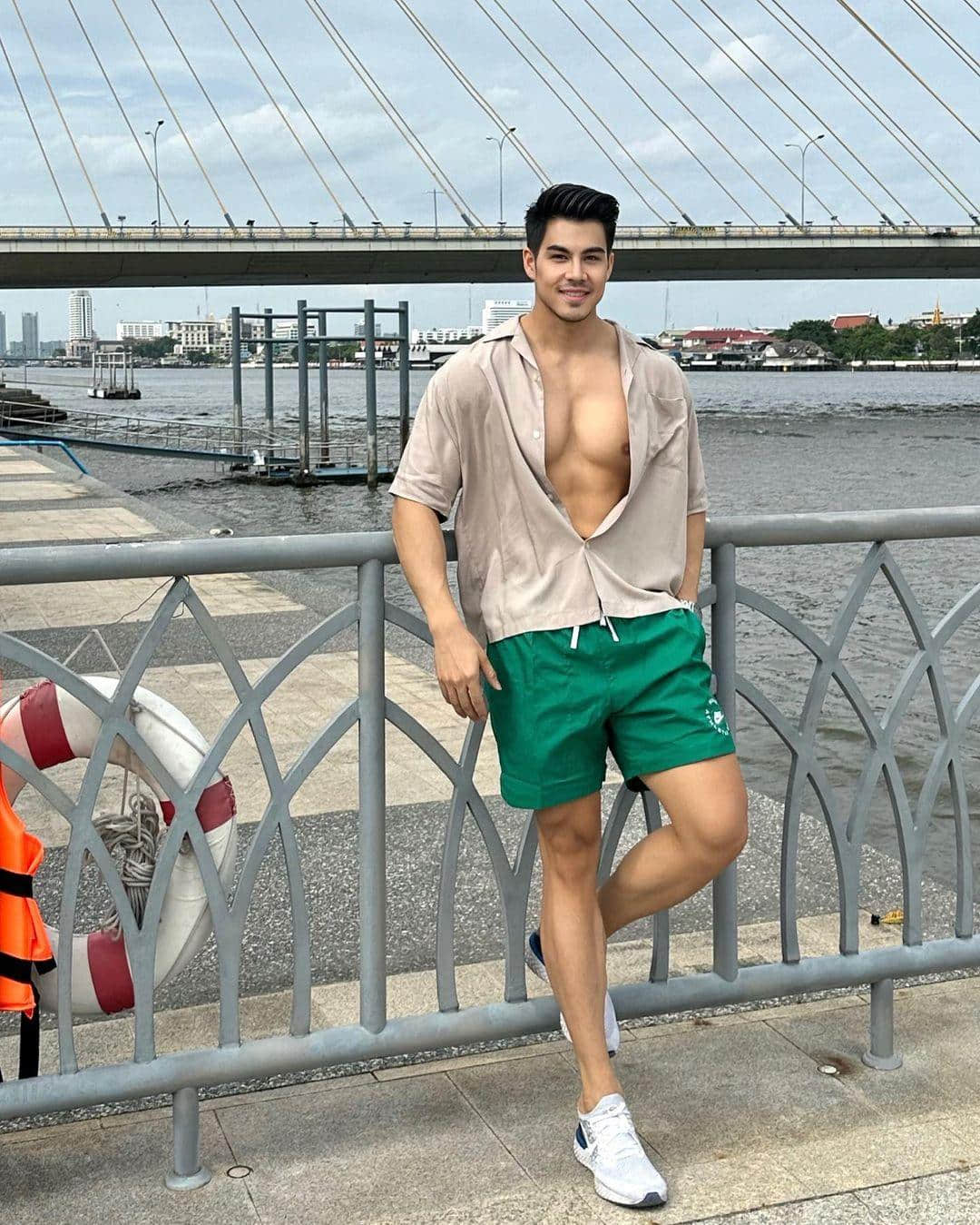 週一品肌肉|日式澡堂大方露! 筋肉理工男:Nawin Wannvong-NICEGAY