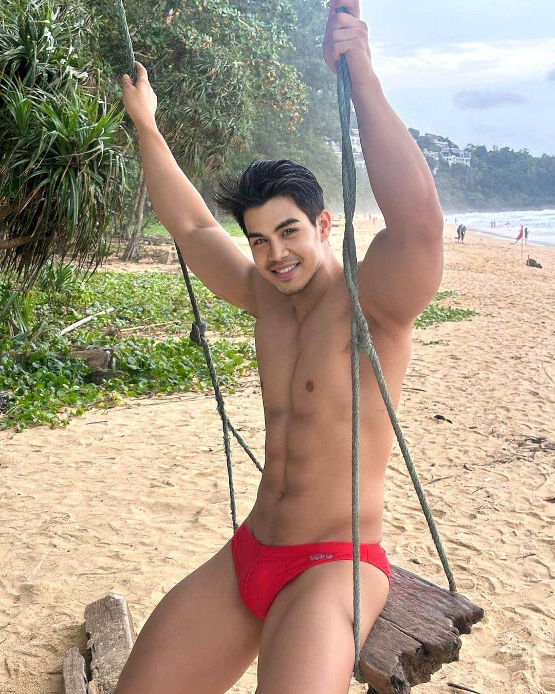 週一品肌肉|日式澡堂大方露! 筋肉理工男:Nawin Wannvong-NICEGAY