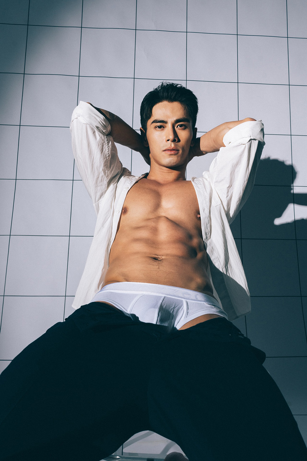 週一品肌肉|想喝我的木瓜牛奶嗎? 厚乳健身模特:Sean-NICEGAY