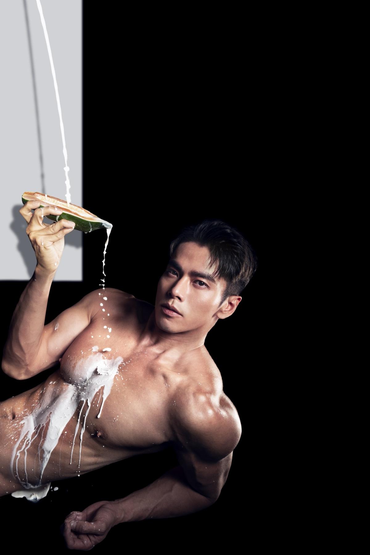 週一品肌肉|想喝我的木瓜牛奶嗎? 厚乳健身模特:Sean-NICEGAY