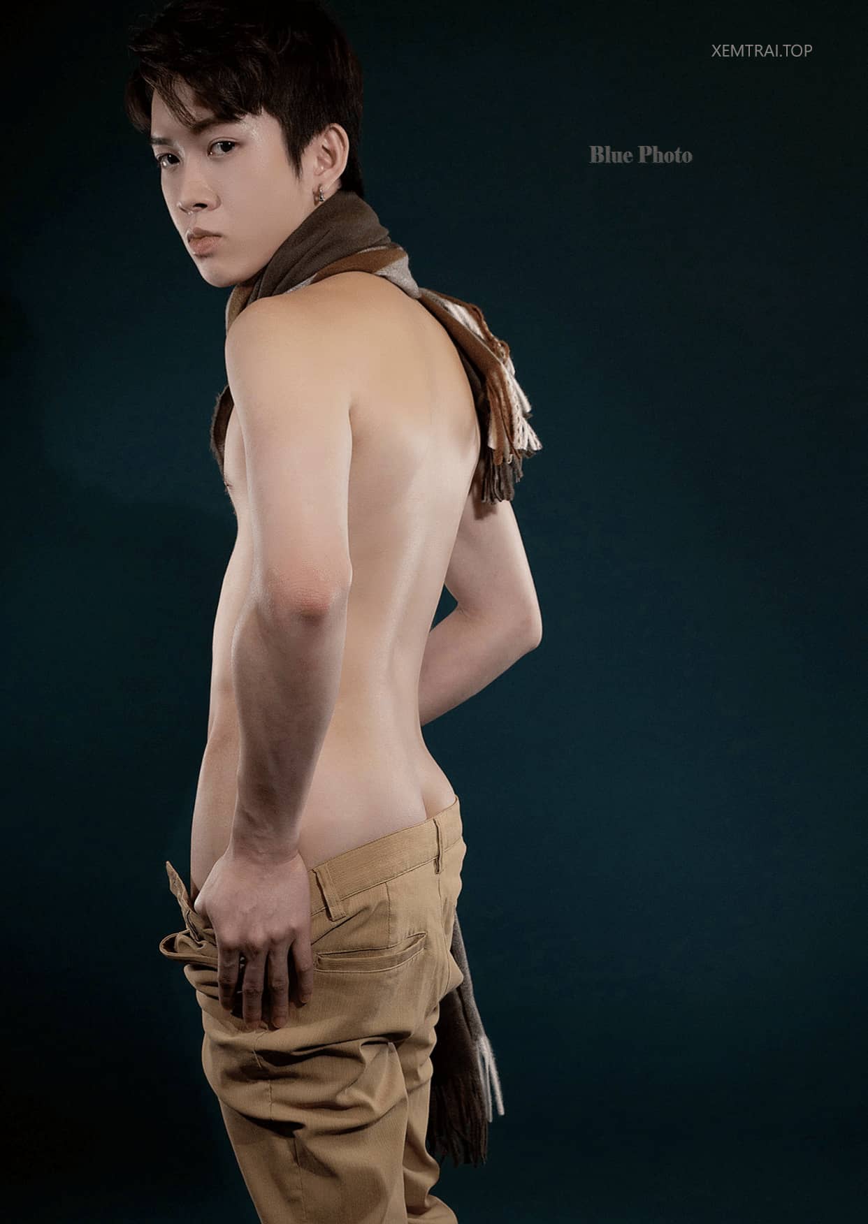 Bluephoto 藍攝 No.285 成年禮寫真 可愛男孩-FUFU 野外射出-NICEGAY