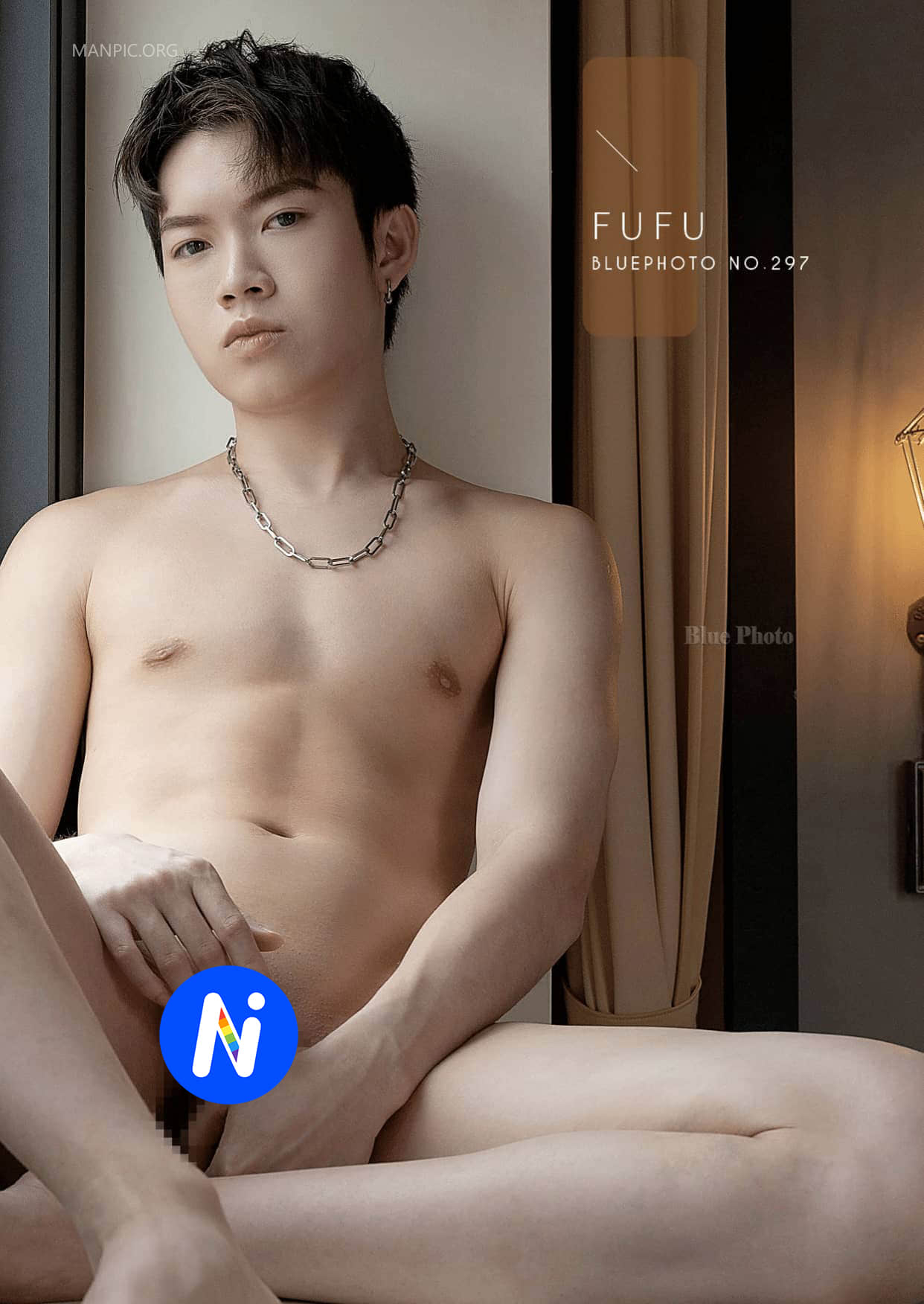 Bluephoto 藍攝 No.297 深入大男孩 FUFU 超滿足射出-NICEGAY