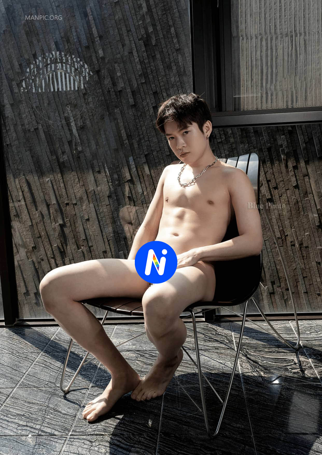 Bluephoto 藍攝 No.297 深入大男孩 FUFU 超滿足射出-NICEGAY