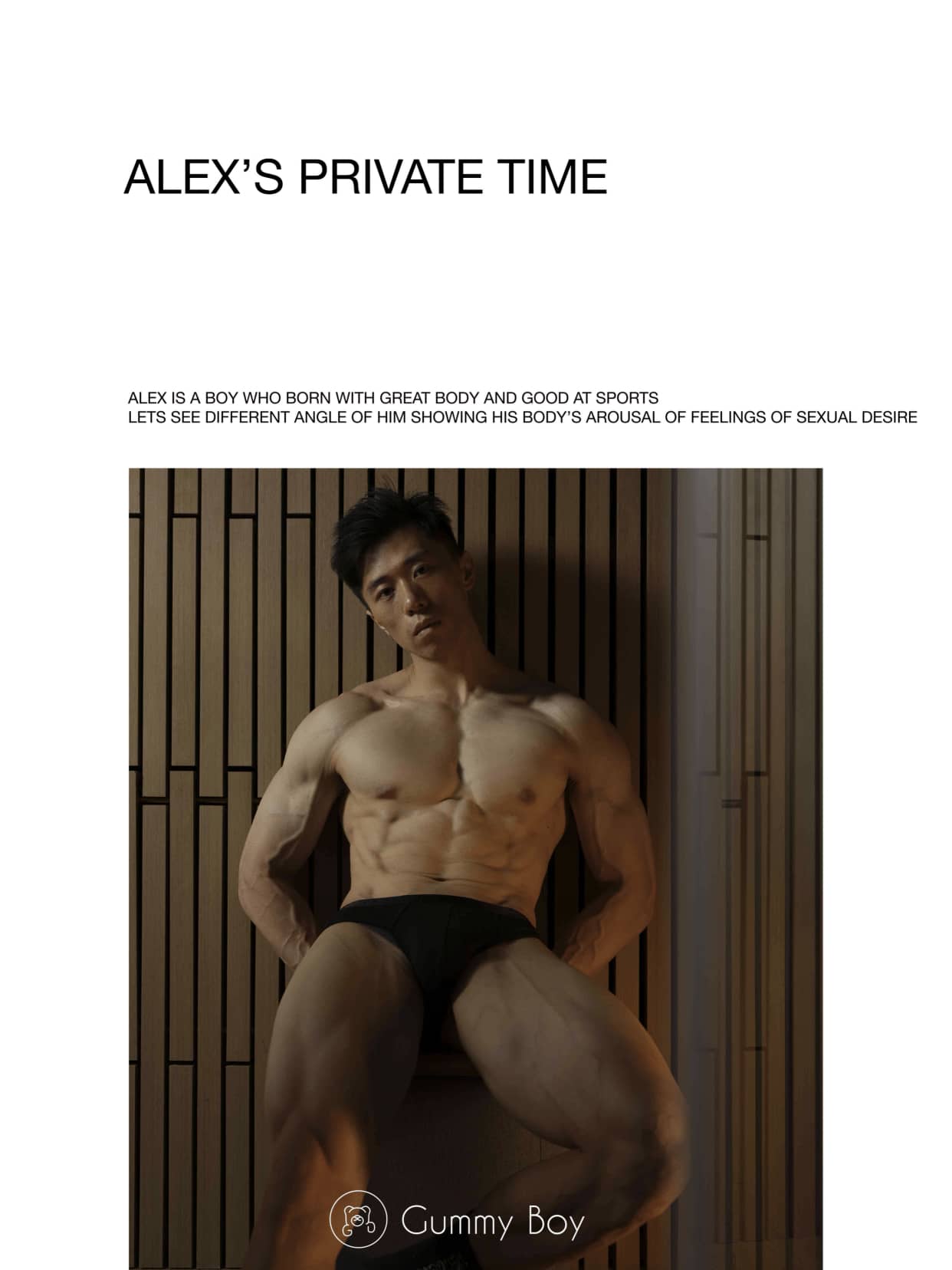 GUMMYBOY #1 Alex’s Private Time Alex 私人時光-NICEGAY